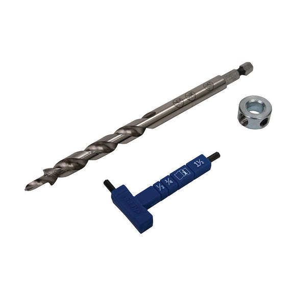 Kreg Easy Set Drill Bit Wiht Stop Collar & Gauge/Hex Wrench - image 01
