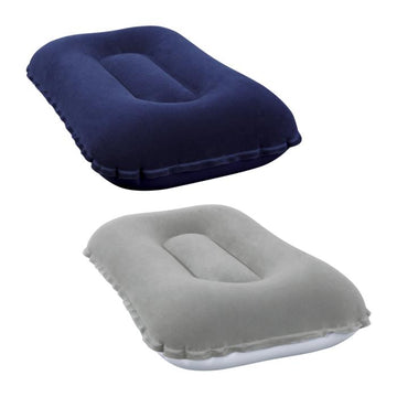 image of Bestway Flocked Air Pillow 42cm x 26cm x 10cm