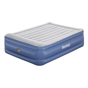 image of Bestway Tritech Air Queen Mattress AC Pump 2.03m x 1.52m x 56cm