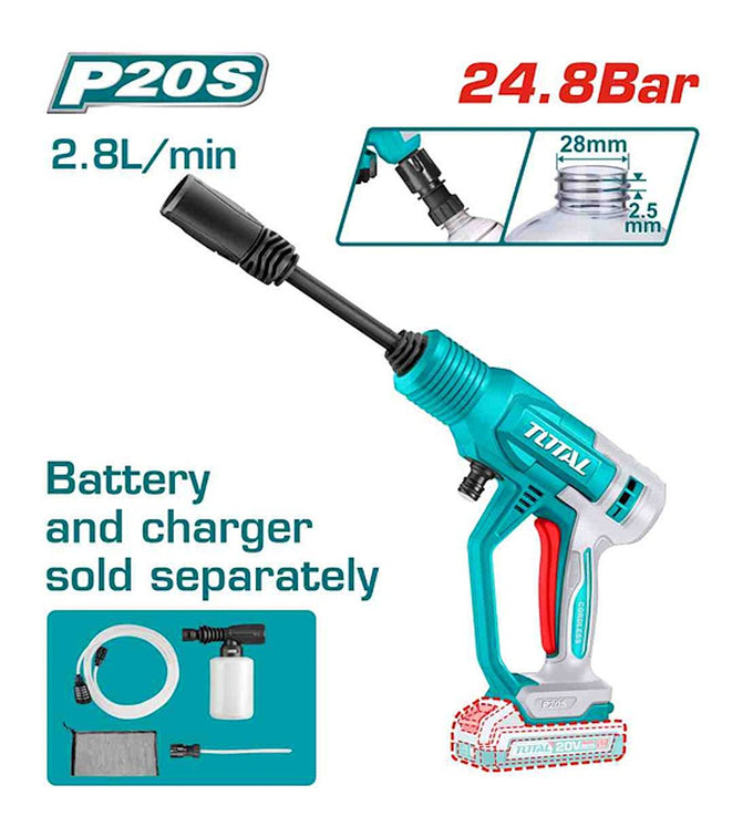 Total Cordless Pressure Washer 20V TPWLI2036