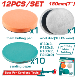 Total Polishing and Grinding Set 12pc TAC18012