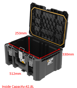 Cat Tool Box 42 Litre 512x330x253