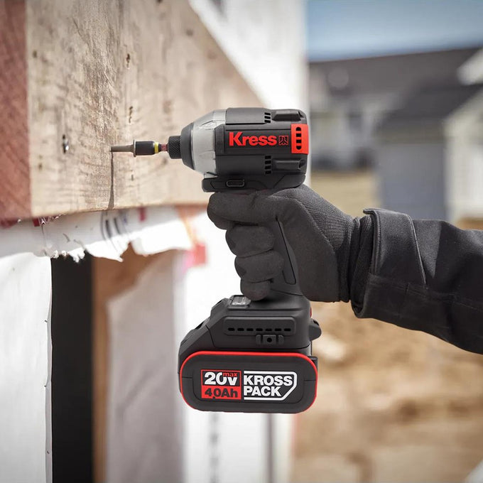 Kress 1/4" Impact Driver 20V BL 230Nm 4 Mode TOOL ONLY