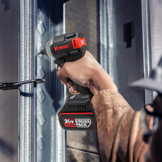 Kress 1/4" Impact Driver 20V BL 230Nm 4 Mode TOOL ONLY