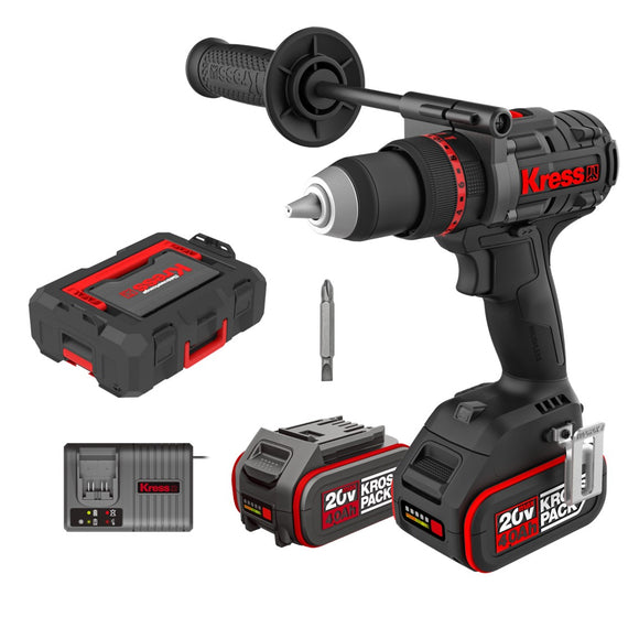 Kress Hammer Drill BL 13mm 150Nm 20V Kit