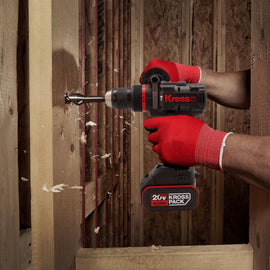 Kress Hammer Drill BL 13mm 150Nm 20V Kit - 0