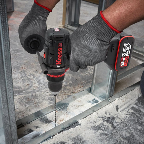 Kress Hammer Drill BL 13mm 150Nm 20V Kit