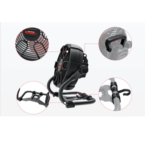 Kress Fan with AC adapter 2 speed 20V