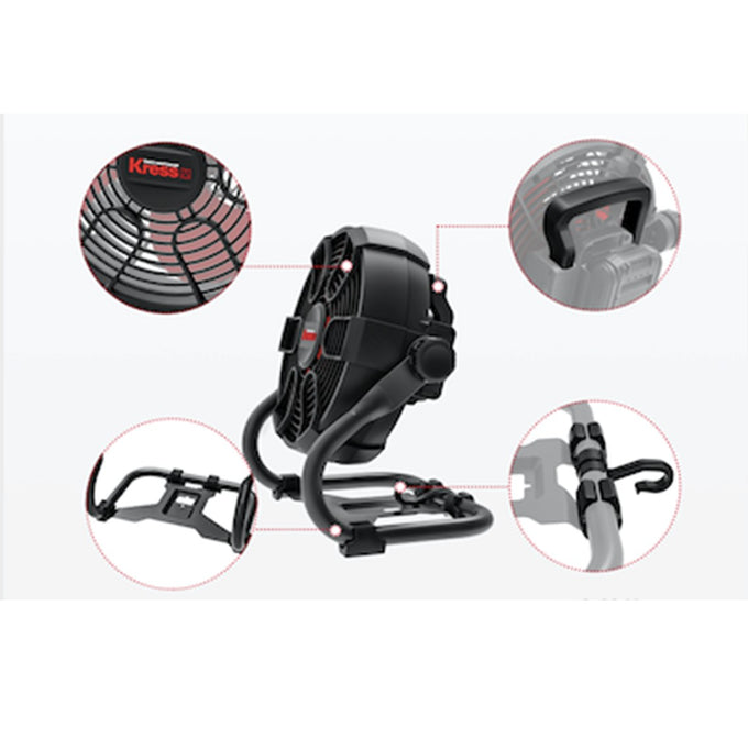 Kress Fan with AC adapter 2 speed 20V