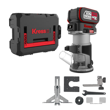 Kress 1/4" Edge Router BL 20V TOOL ONLY