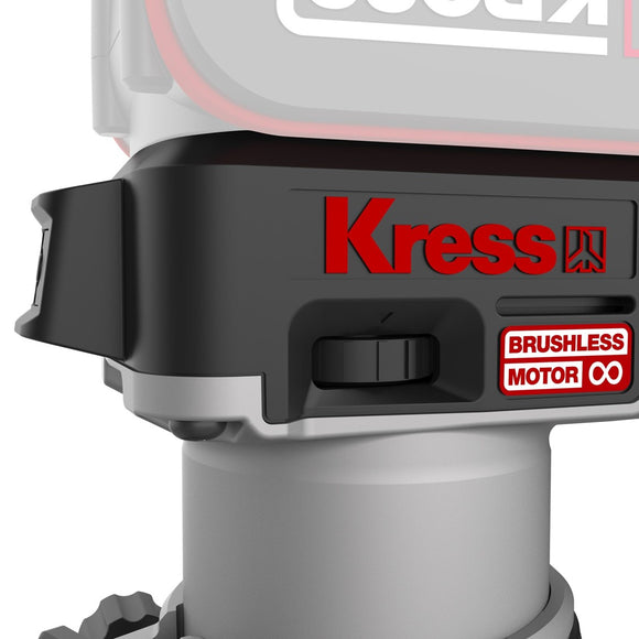 Kress 1/4" Edge Router BL 20V TOOL ONLY