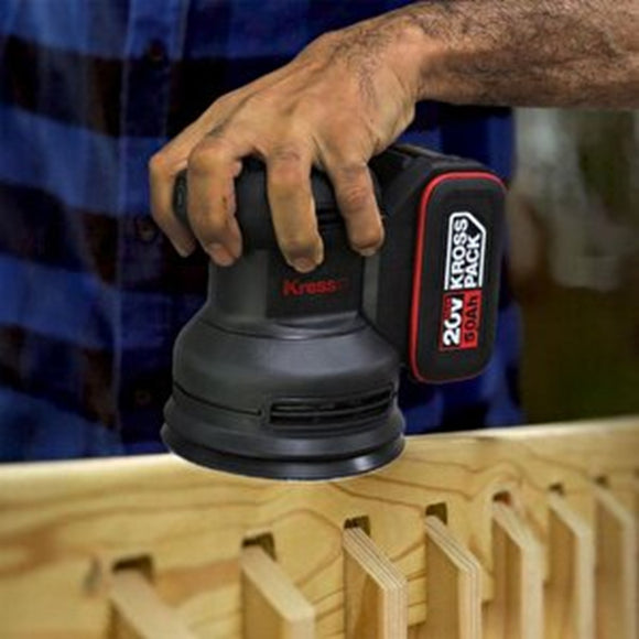 Kress Random Orbital Sander BL 125mm 20V TOOL ONLY