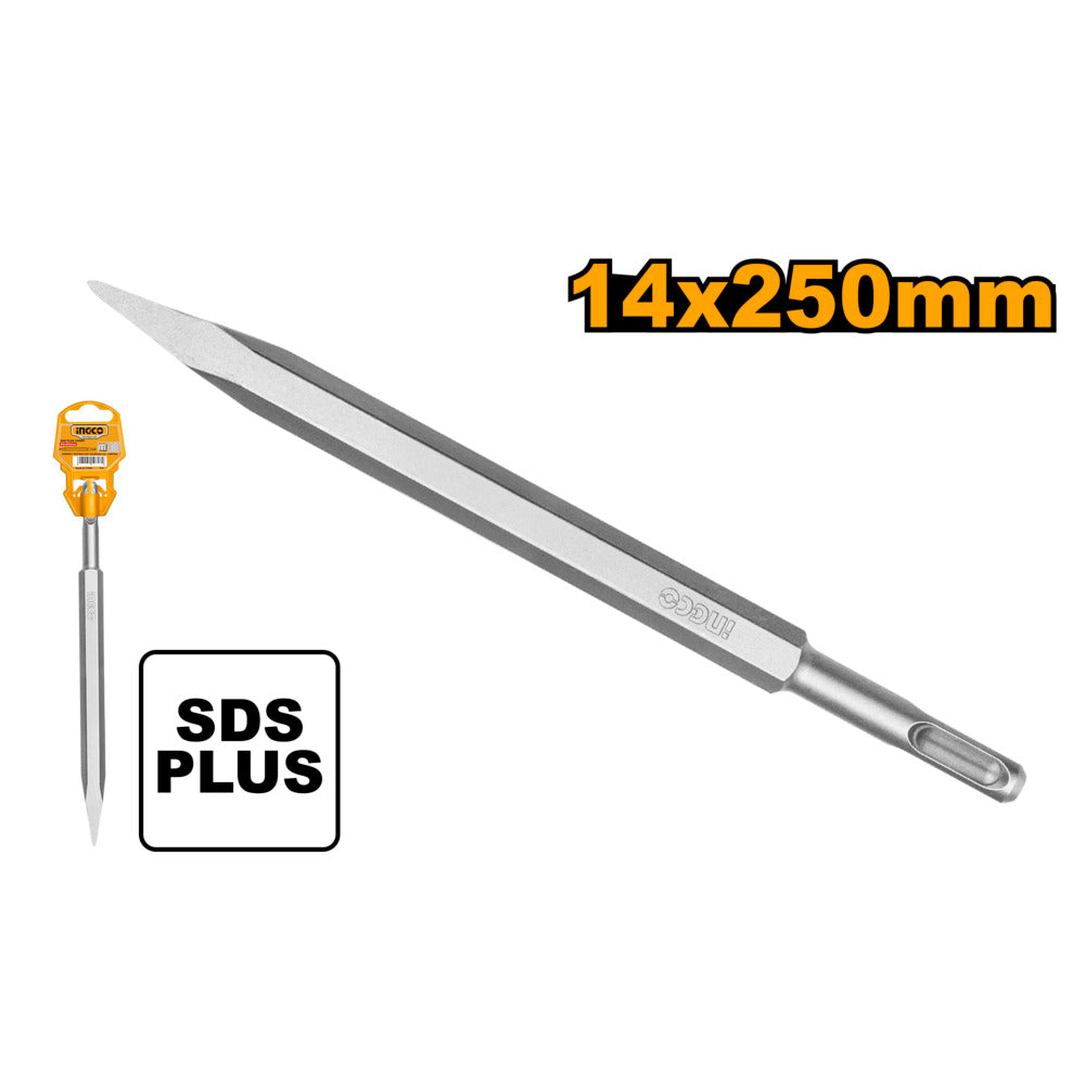 Ingco sds plus pointed chisel 14x250 dbc0112501