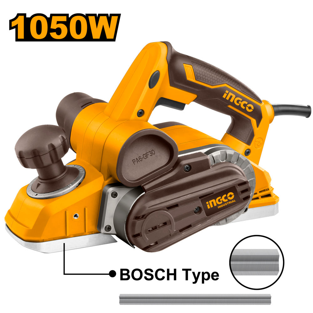 Ingco electric planer 82mm 1050w pl10508