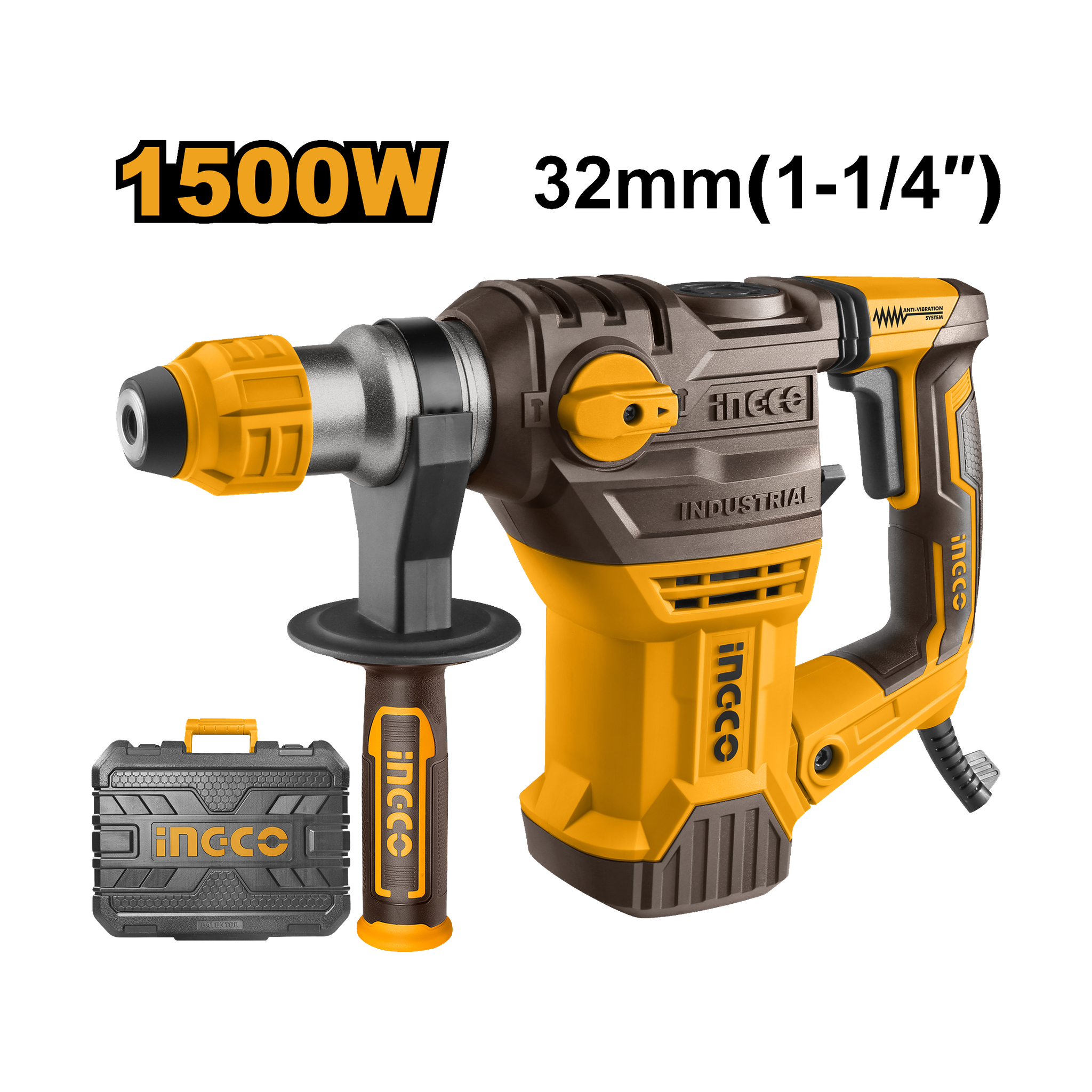 Ingco Rotary Hammer SDS Plus 1500w RH150028