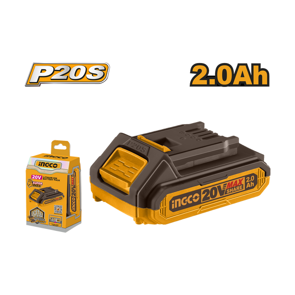 Ingco 20V PS+ Cordless Tools Battery 2.0Ah