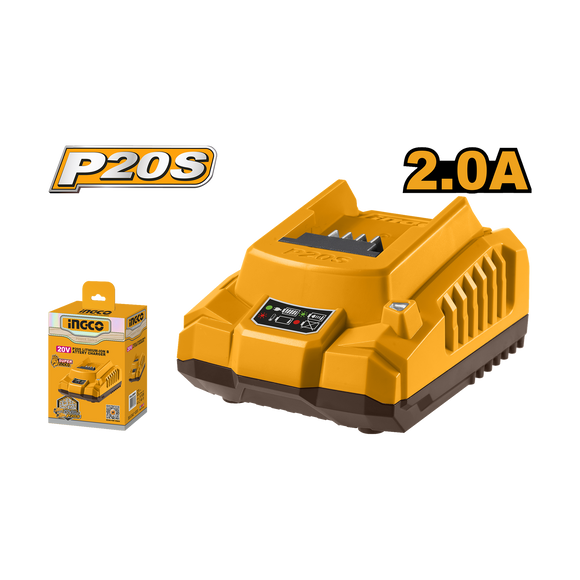 Ingco Battery Charger 20V 20Ah FCLI2001