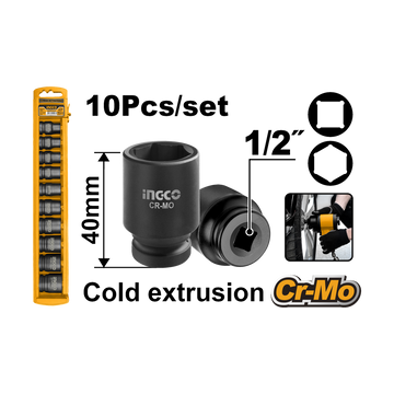 Ingco Impact Socket Set HKISSD12101