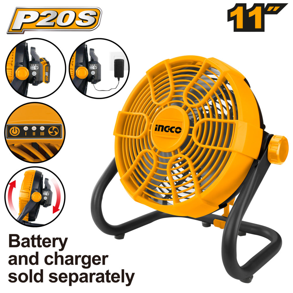 Ingco 20v lithium-ion fan cfali2002
