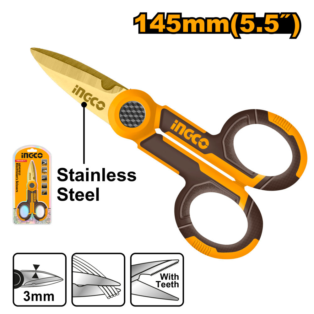Ingco electricians scissor hes02855