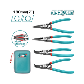 Total 4 Pcs Circlip Plier Set THTJ214042