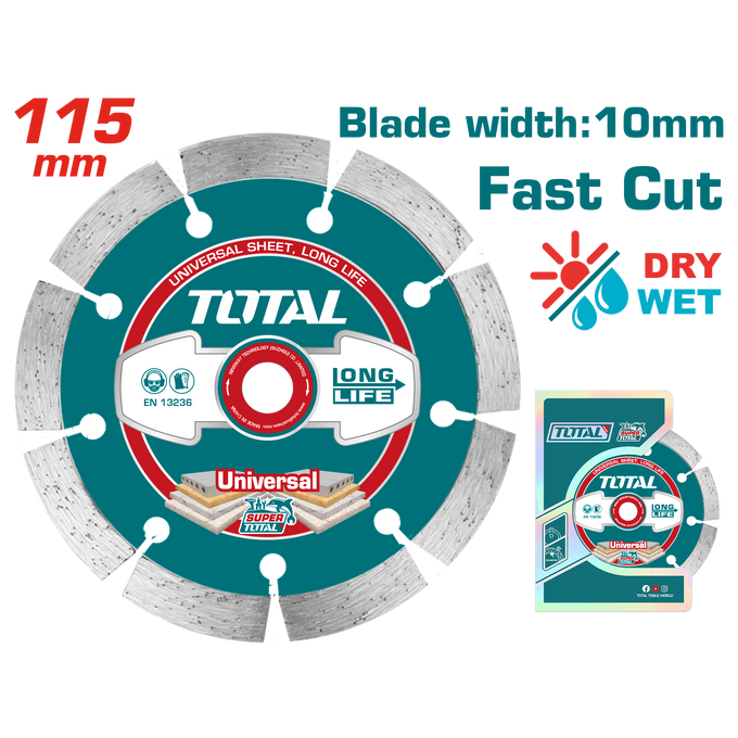 Total Dry Diamond Disc 115mm TAC2111153