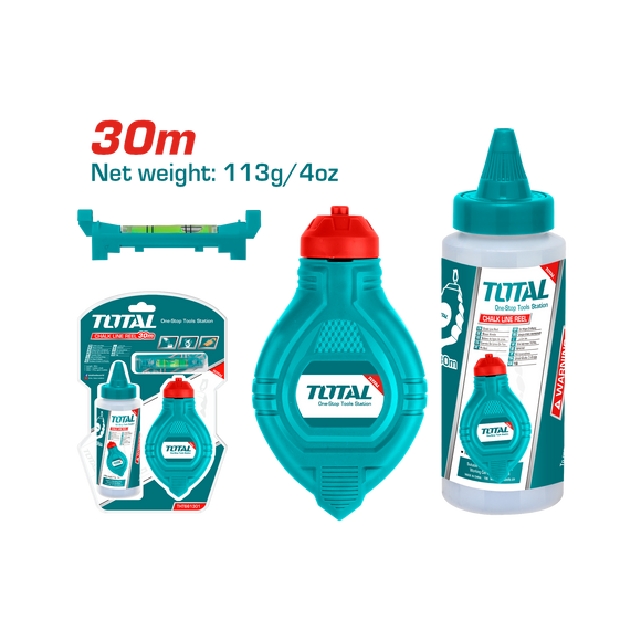 Image of Total Power Tool Total Chalk Line Reel 30m THT661301