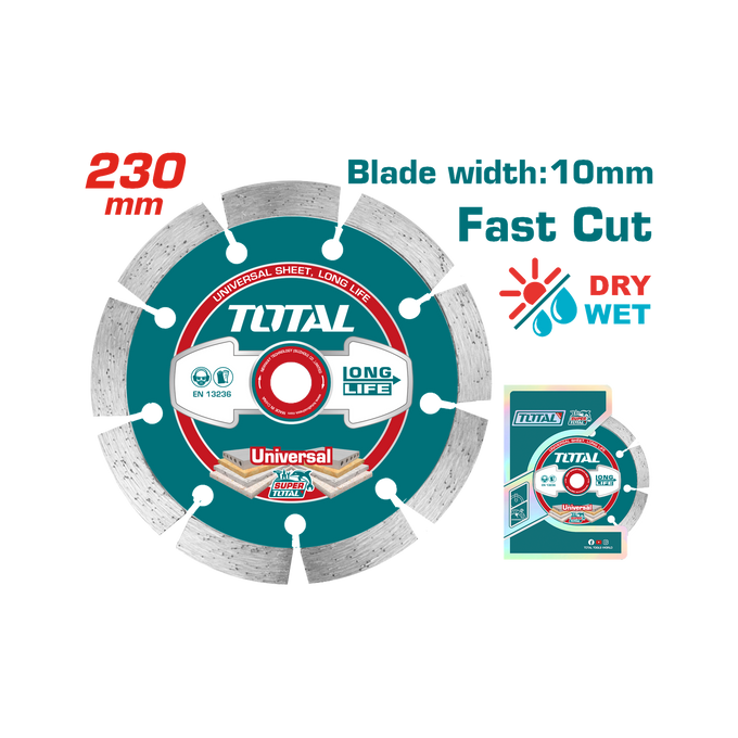 Total Diamond Disc 230mm TAC2112303