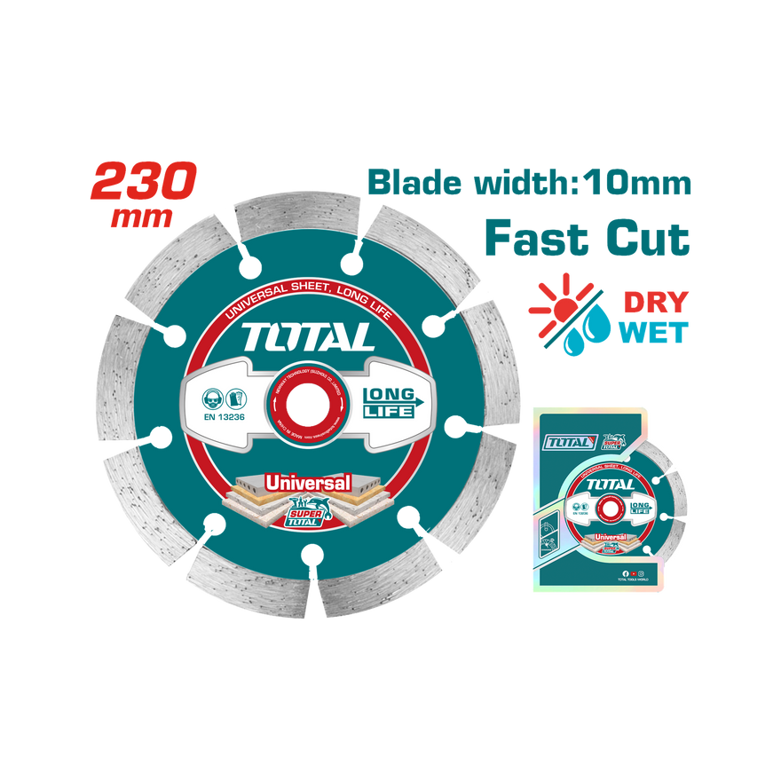Total Diamond Disc 230mm TAC2112303