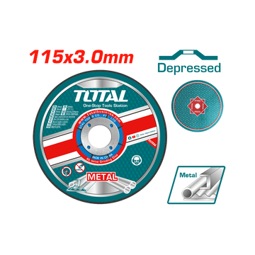 Total Disc 4 1/2 Inch X 1/8 Inch Metal CUT TAC2211152