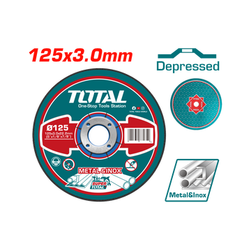 Total Abrasive Metal Cutting Disc 125mm TAC2211251
