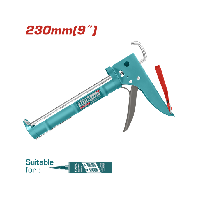Total 9 Inch Caulking Gun THT20409
