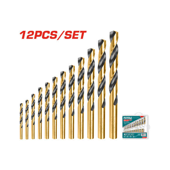 Total HSS Twist Drill Bits Set TACSD0125