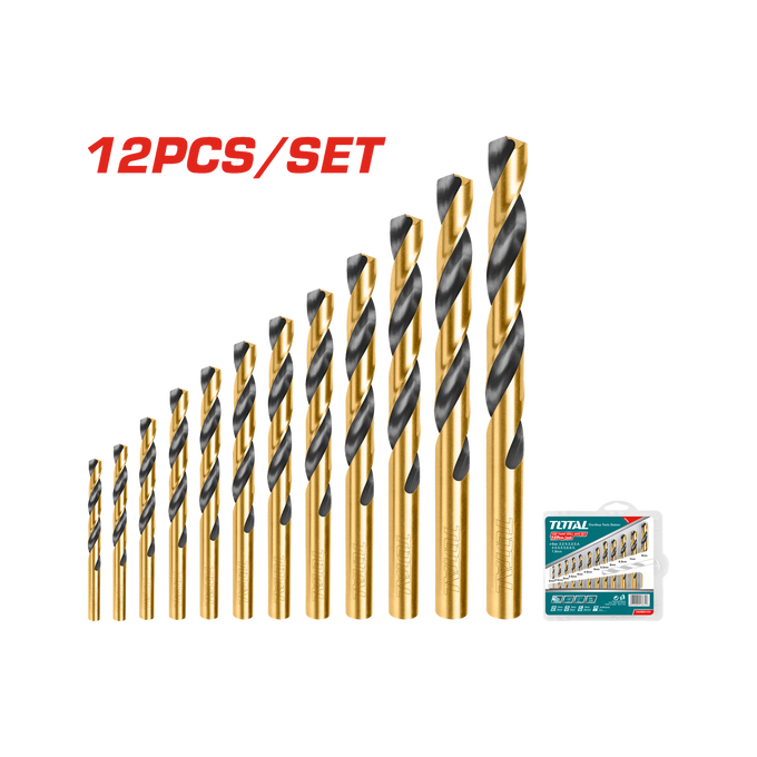 Total HSS Twist Drill Bits Set TACSD0125