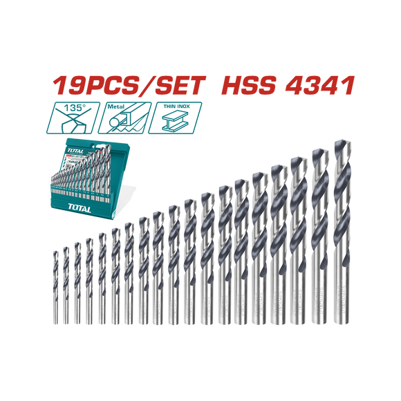 Total Auger Drill Bits Set TACSD0195