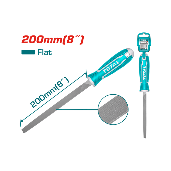 Total Flat Steel File THT91186