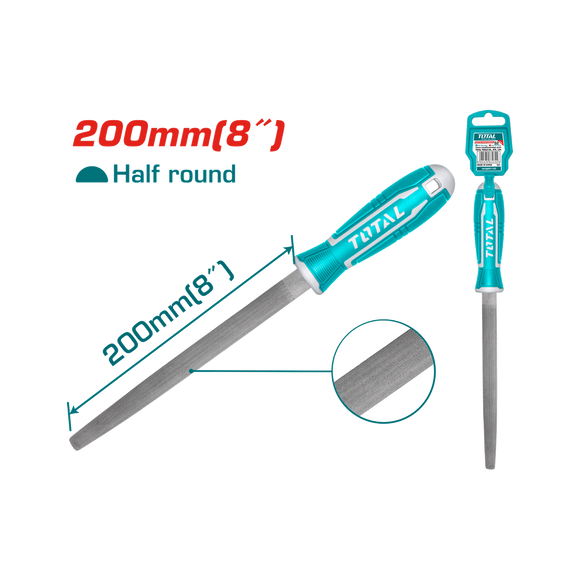 Total Half Round Steel File THT91286