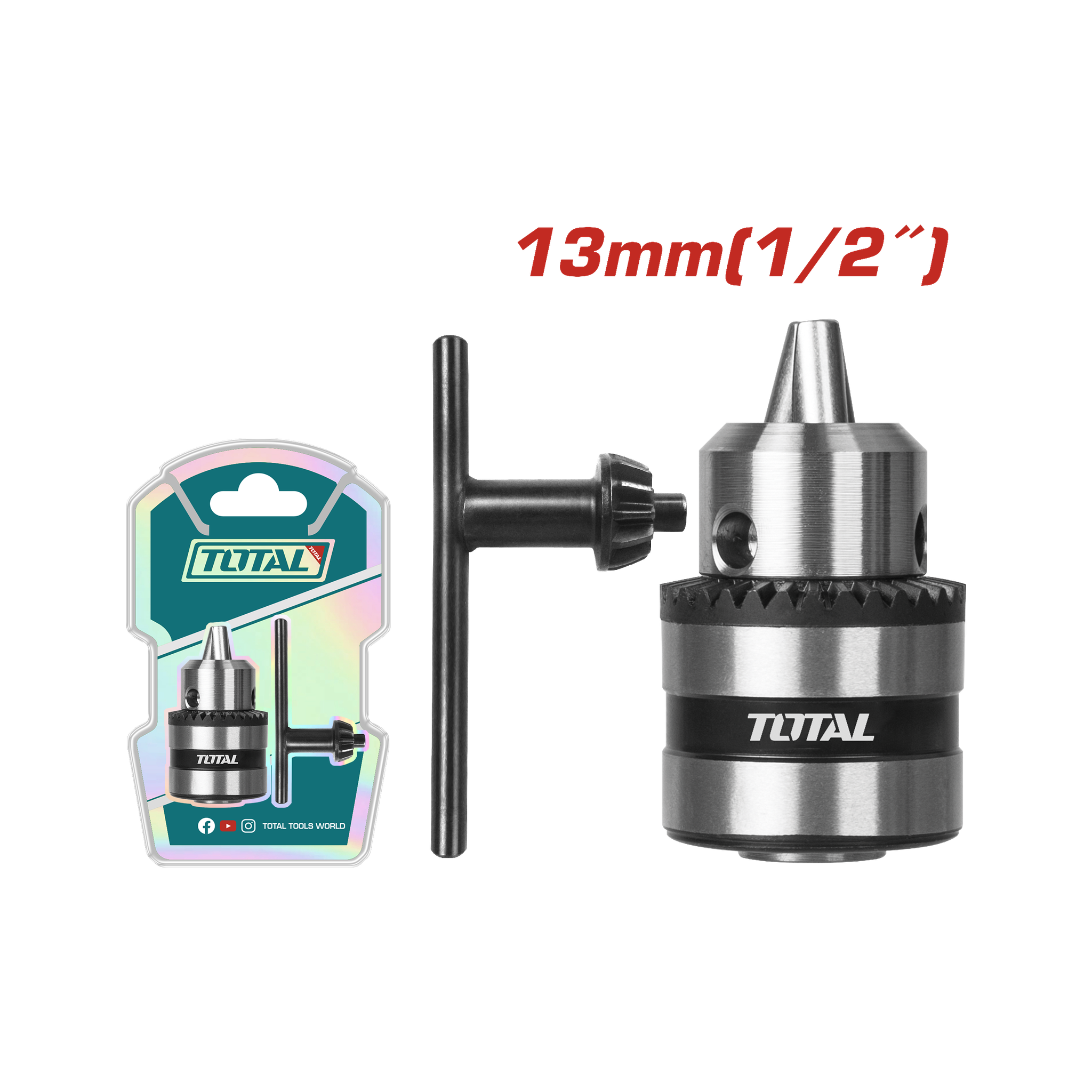 Key Huck Total 13mm Key Chuck With Adaptor TAC451301 for sale | AHM Online (Pty) Ltd