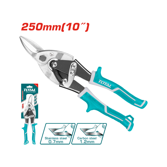 Image of Total Power Tool Total Left Aviation Snip 250mm 10 Inch THT521106