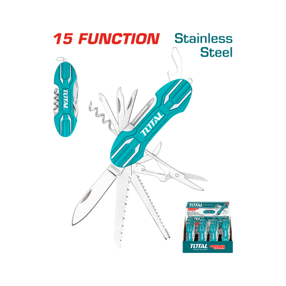 Image of Total Power Tool Total Multi Function Knife 15 Functions THMFK0156