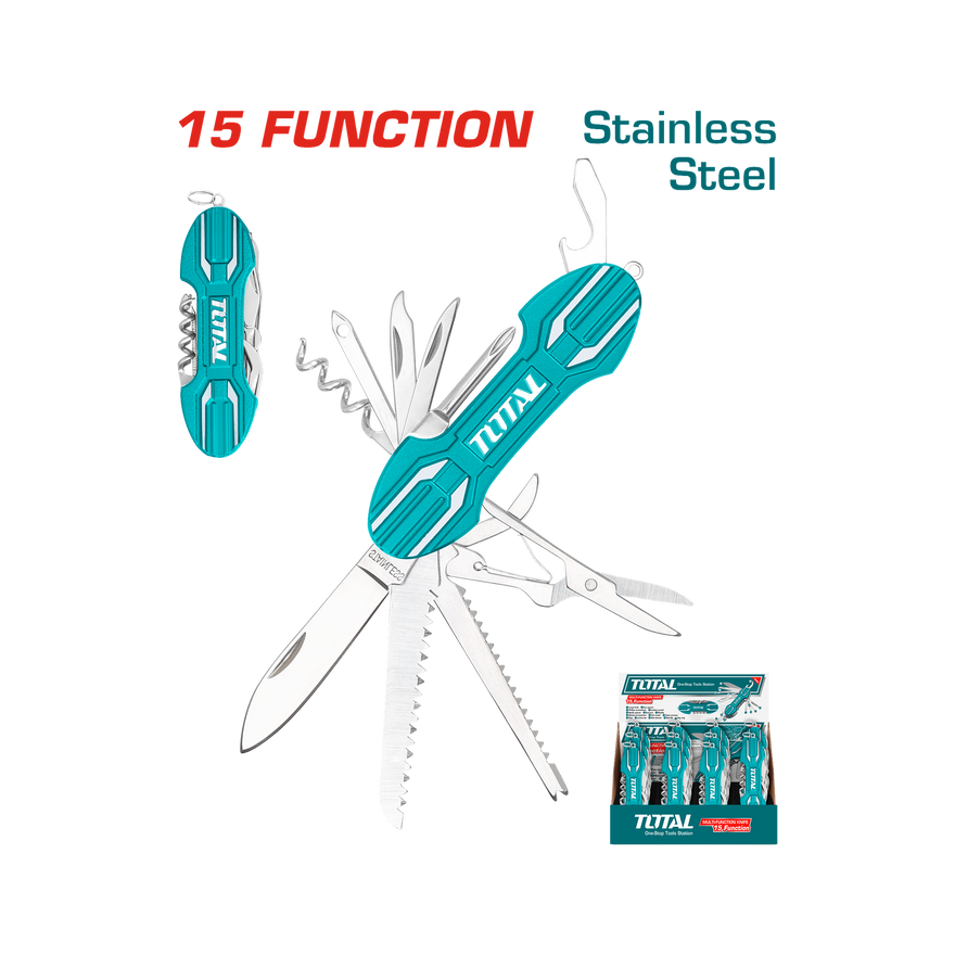 Image of Total Power Tool Total Multi Function Knife 15 Functions THMFK0156
