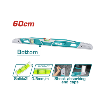 Total Mason's Level 60cm Industrial Heavy-Duty TMT221606