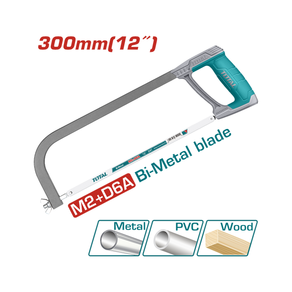 Image of Total Power Tool Total Hacksaw Frame 300mm/12 Inch THT54166