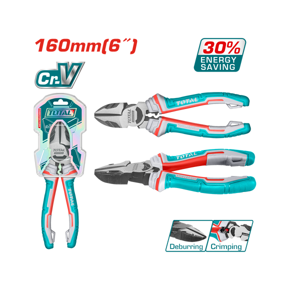 Total High Leverage Diagonal Cutting Pliers THT230606S