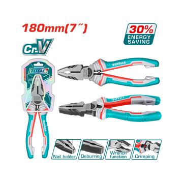 Total High Leverage Combination Pliers THT210706S
