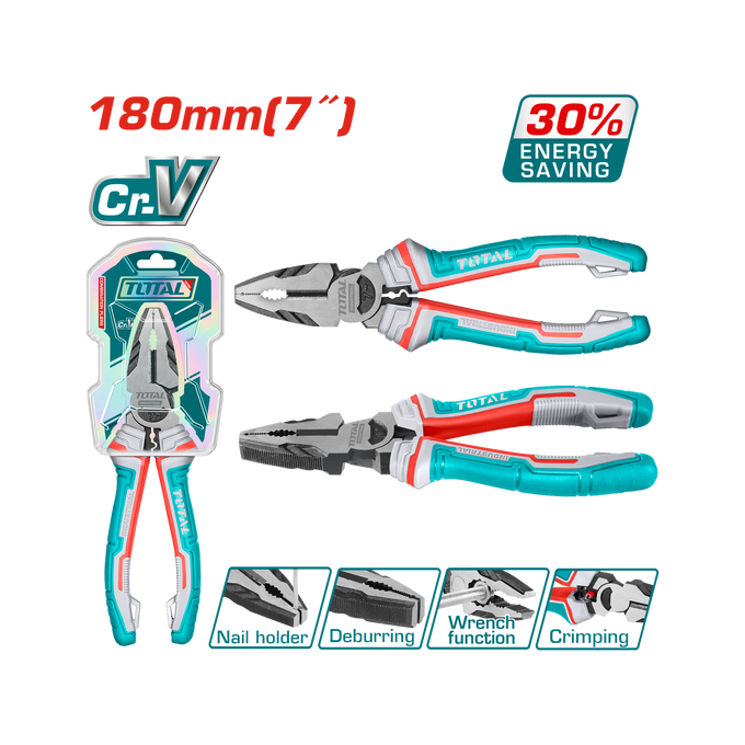 Total High Leverage Combination Pliers THT210706S