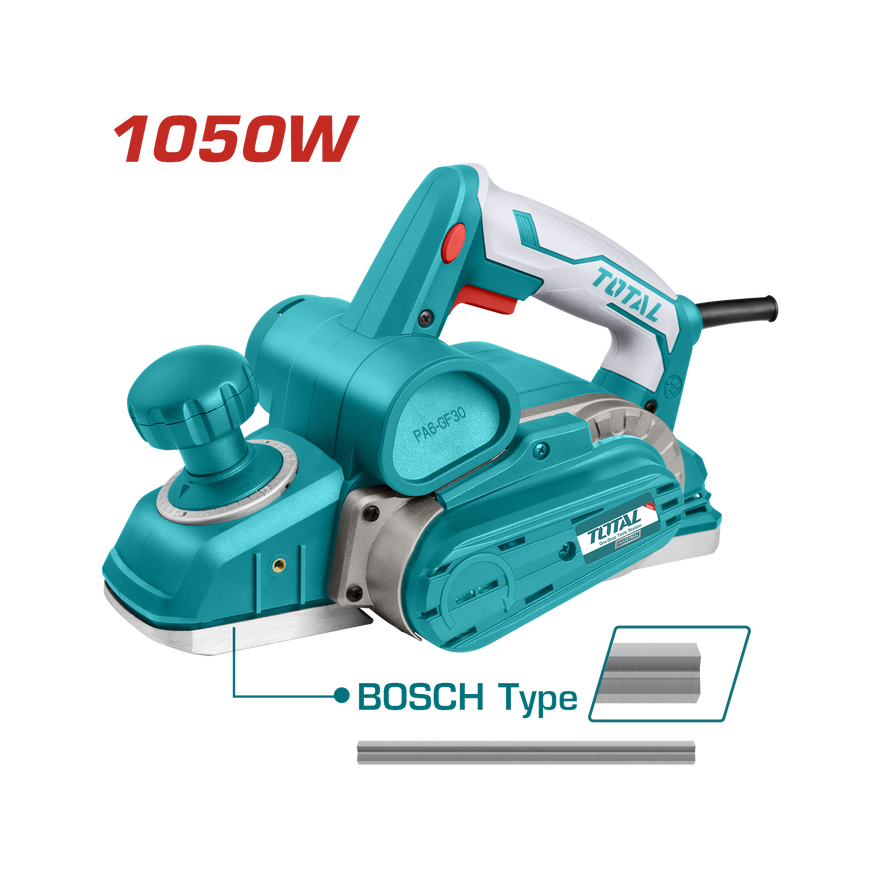 Image of Total Power Tool Total Planer 82mm x 3mm 1050W TL1108236