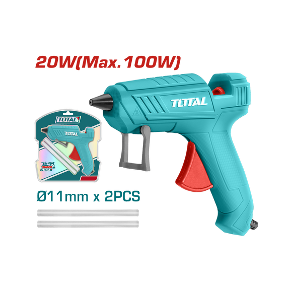 Total Glue Gun 20-100W 240v 11mm TT101116