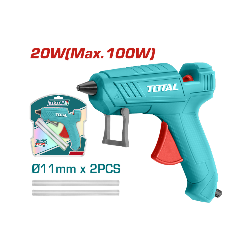 Total Glue Gun 20-100W 240v 11mm TT101116