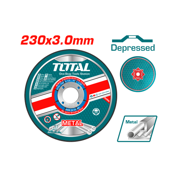 Total Abrasive Metal Cutting Disc 230mm TAC2212301HA